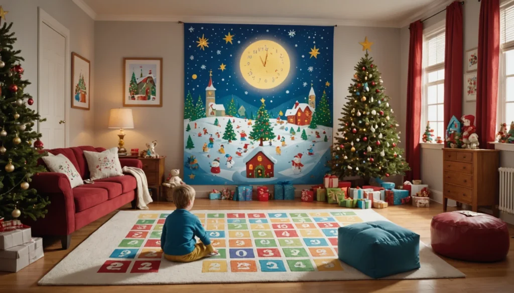 calendrier de l avent à colorier