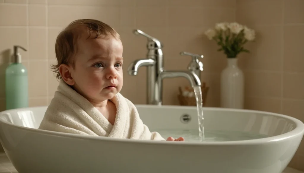 Le bain enveloppé de bébé : une expérience de douceur et de confort