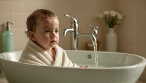 Le bain enveloppé de bébé : une expérience de douceur et de confort