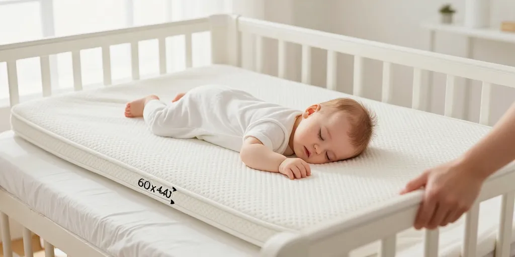 Literie bébé : pourquoi choisir un matelas 60x120 ?