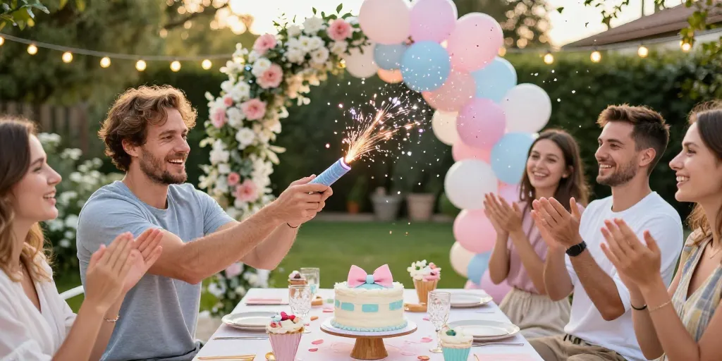 décoration gender reveal